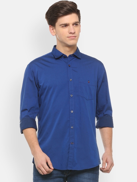

Louis Philippe Sport Men Blue Slim Fit Solid Casual Shirt