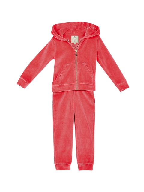 

Cherry Crumble Boys Fuchsia & Pink Solid Night suit