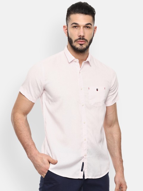

Louis Philippe Sport Men Pink Slim Fit Solid Casual Shirt