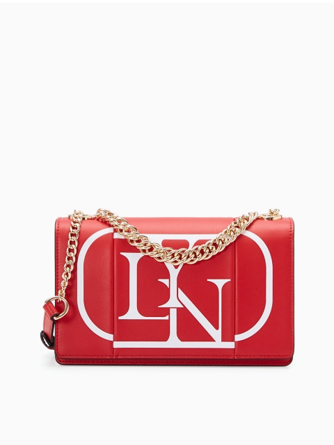 

LYN Red Printed Small Sling Bag