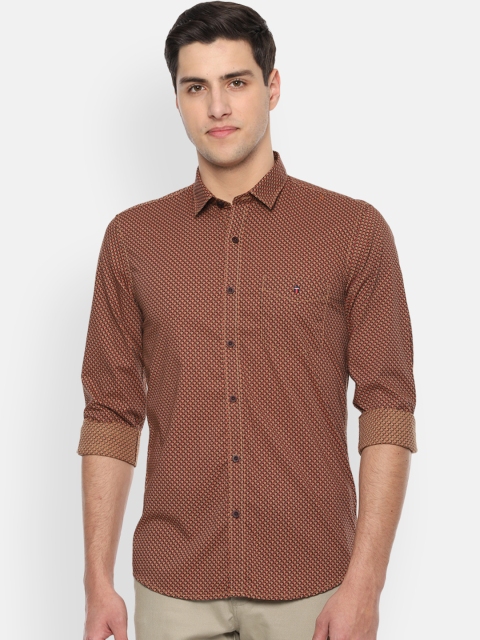 

Louis Philippe Sport Men Brown Slim Fit Printed Casual Shirt