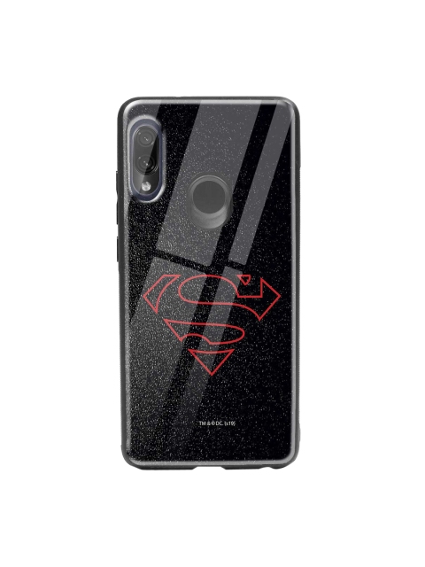 

Bewakoof Black & Red Highlighted Superman Xiaomi Redmi Note 7 Pro Glass Mobile Cover