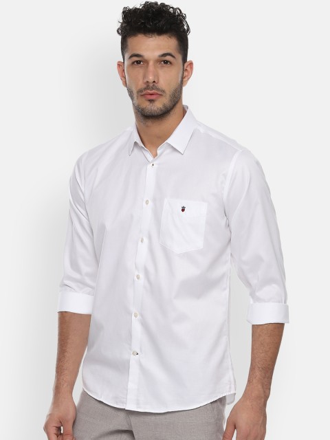 

Louis Philippe Sport Men White Slim Fit Self Design Casual Shirt