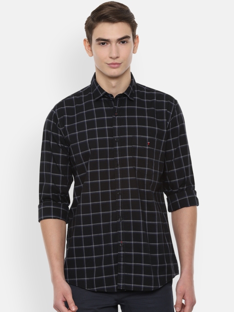 

Louis Philippe Sport Men Black Slim Fit Checked Casual Shirt