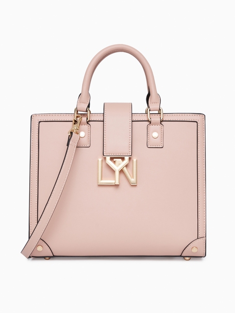 

LYN Pink Women Solid Handheld Bag