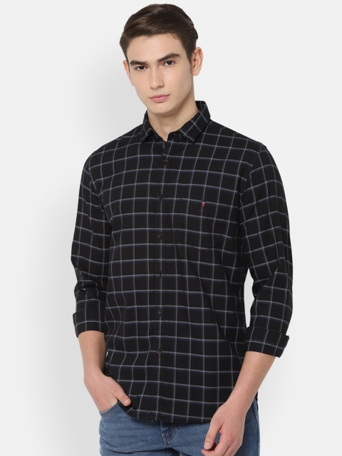 

Louis Philippe Sport Men Black Slim Fit Checked Casual Shirt