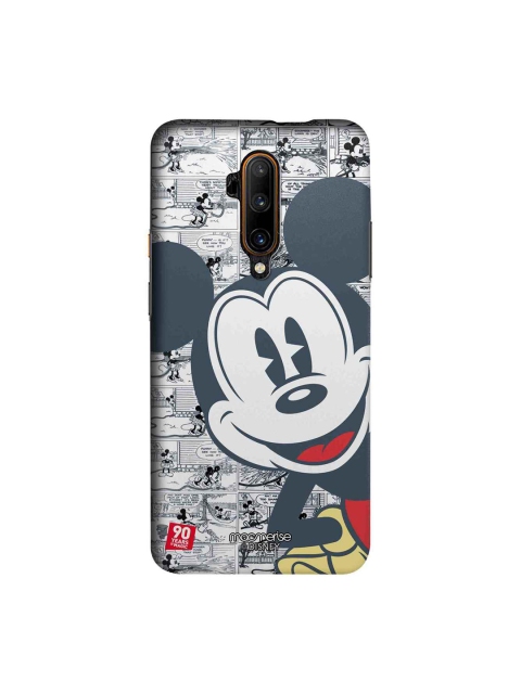 

macmerise Grey & Red Disney Mickey Comicstrip Sublime OnePlus 7T Pro Back Case