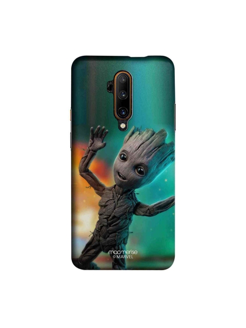

macmerise Green & Grey Marvel Comics Baby Groot Dance Sublime OnePlus 7T Pro Back Case