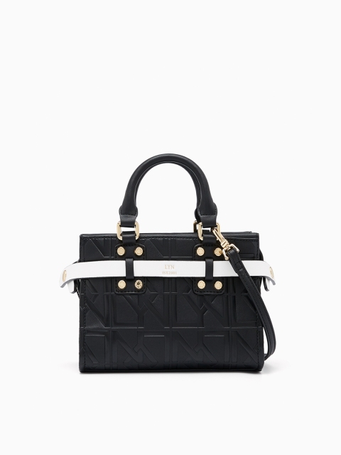 

LYN Black Solid Grace Handheld Bag