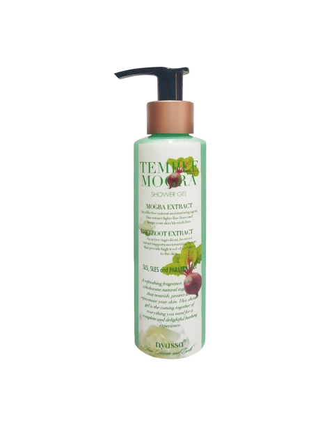 

Nyassa Unisex Temple Mogra Shower Gel 145ml, White