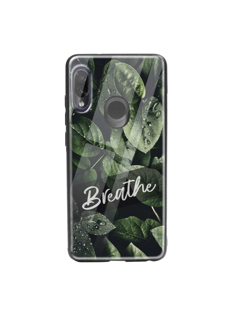 

Bewakoof Green & Black Breathe Xiaomi Redmi Note 7 Pro Glass Mobile Cover