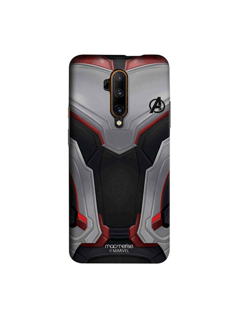

macmerise Grey & Black Marvel Comics Avengers Endgame Suit Sublime OnePlus 7T Pro Back Case