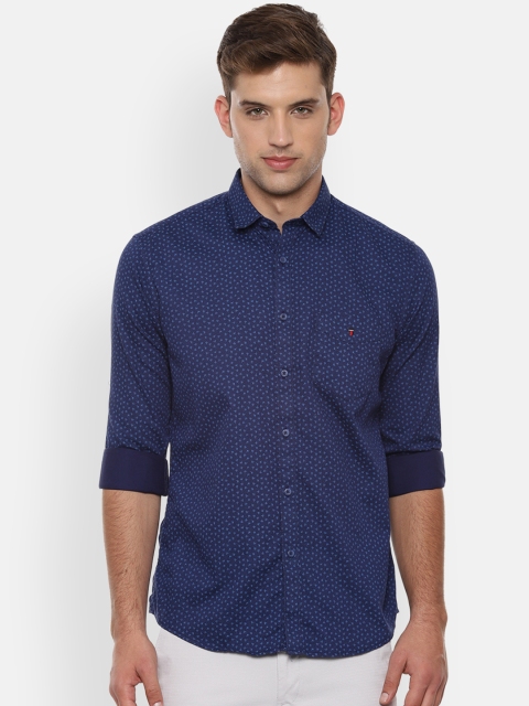 

Louis Philippe Sport Men Navy Blue Slim Fit Printed Casual Shirt