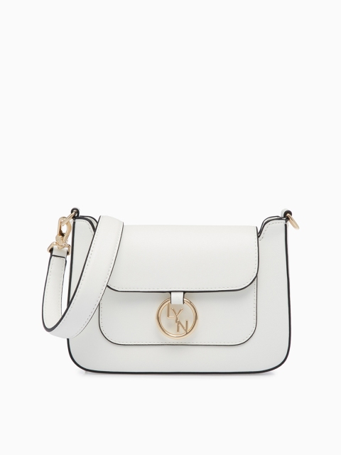 

LYN Cream-Coloured Solid Shoulder Bag