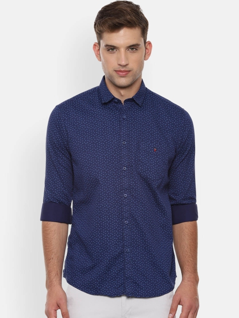 

Louis Philippe Sport Men Navy Blue Slim Fit Printed Casual Shirt