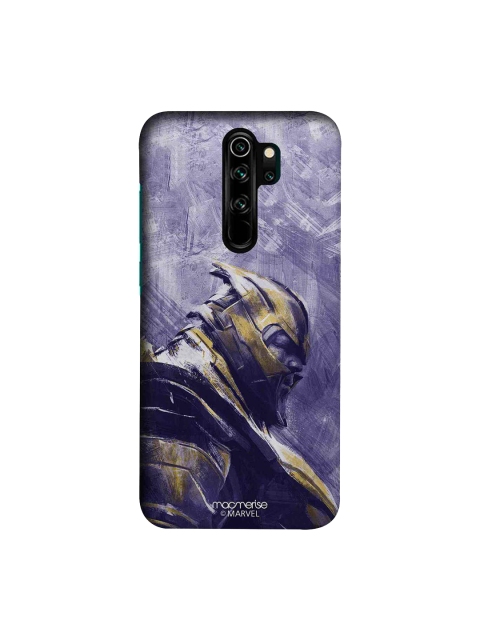 

macmerise Purple & Gold-Toned Marvel Comics Thanos Suited Up Sublime Xiaomi Redmi Note 8 Pro Back Case