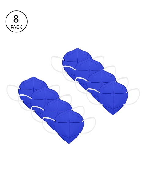 Status Unisex pack Of 2 4-Ply Reusable Anti Pollution Certified N95 Masks, Navy blue