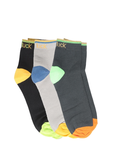 

Dollar Men Pack of 3 Assorted Ankle-Length Socks