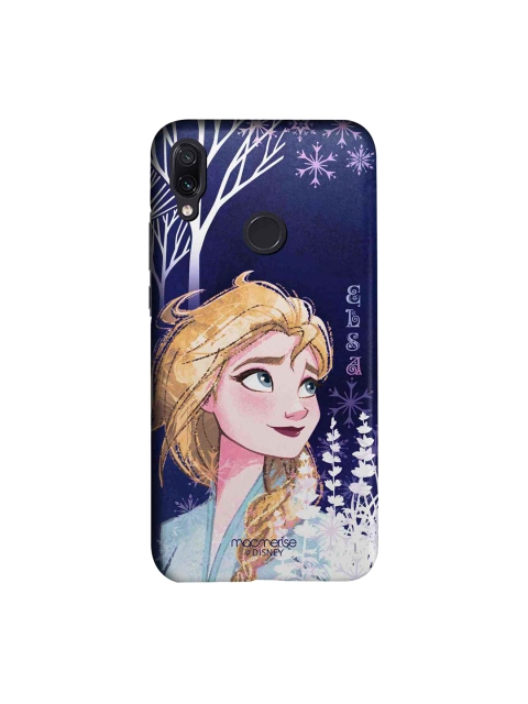 

macmerise Navy Blue & Pink Disney Strong Elsa Printed Xiaomi Redmi Note 7 Case