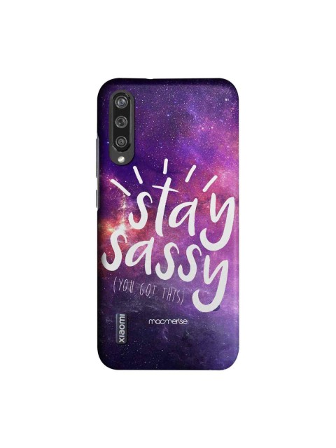 

macmerise Purple & White Stay Sassy Sublime Xiaomi Mi A3 Back Cover