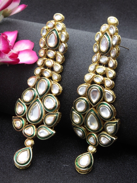 

DUGRISTYLE Gold-Toned Quirky Drop Earrings