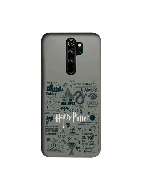 

macmerise Grey & Green Harry Potter Infographic Sublime Xiaomi Redmi Note 8 Pro Back Case