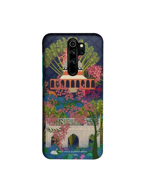 

macmerise Blue & Green Blossoms Sublime Xiaomi Redmi Note 8 Pro Back Case