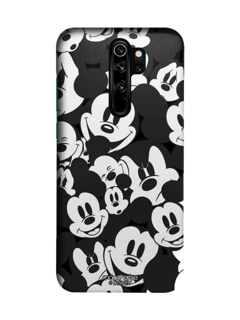 

macmerise Black & White Mickey Mouse Printed Xiaomi Redmi Note 8 Pro Back Cover