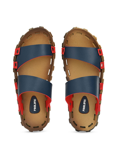 

Prolific Men Blue Solid Comfort Sandals