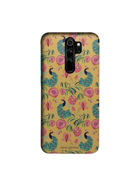 

macmerise Mustard Mustard Yellow & Pink Payal Singhal Anaar & Mor Sublime Xiaomi Redmi Note 8 Pro Back Case
