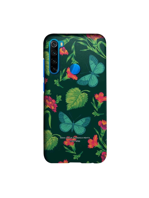 

macmerise Green & Pink Butterfly Effect Sublime Xiaomi Redmi Note 8 Back Case