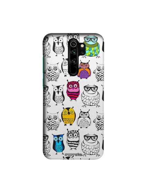 

macmerise White & Black Owl Art Sublime Xiaomi Redmi Note 8 Pro Back Cover
