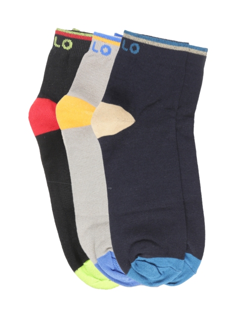 

Dollar Men Pack of 3 Assorted Ankle-Length Socks