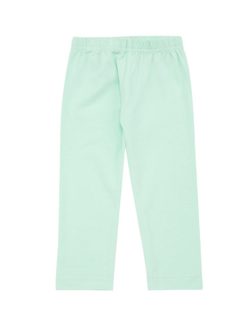 

Donuts Girls Sea Green Solid Ankle-Length Leggings
