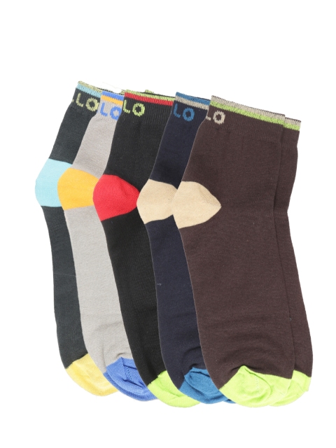 

Dollar Men Pack of 5 Assorted Ankle-Length Socks