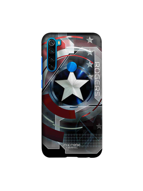 

macmerise Grey & Red Marvel Comics Captain America Rogers Sublime Xiaomi Redmi Note 8 Back Case