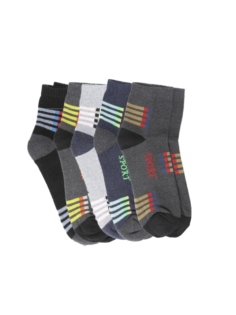 

Dollar Men Pack of 5 Assorted Ankle-Length Socks