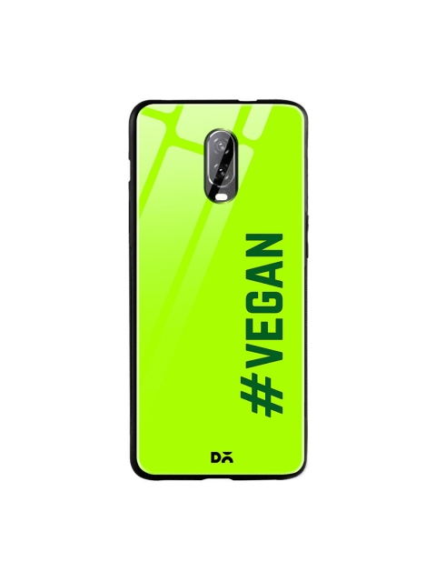 

DailyObjects Fluorescent Green Vegan OnePlus 6T Glass Case