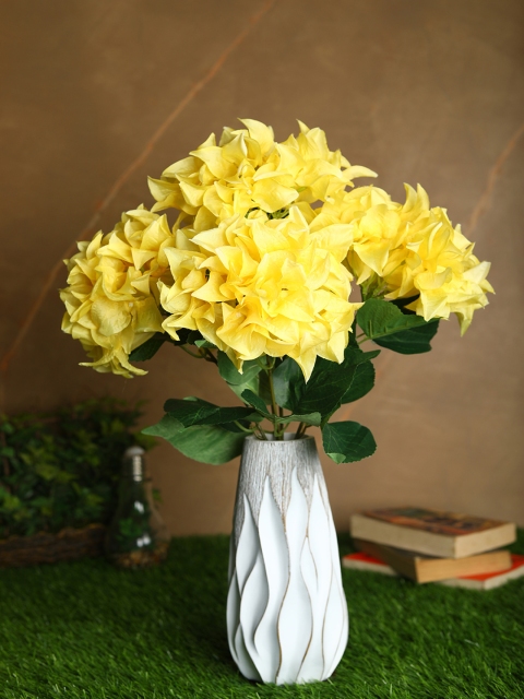 

PolliNation Yellow & Green Beautiful Artificial Bougainvillea Flower Bunch