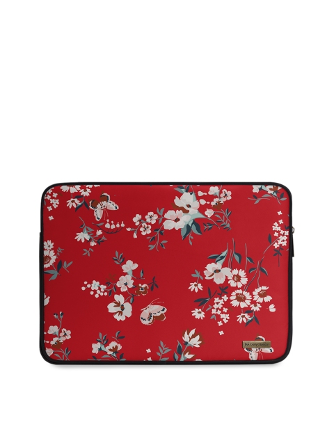 

DailyObjects Unisex Red & White Printed 14 Inch Laptop Sleeve