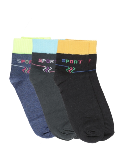 

Dollar Men Pack of 3 Assorted Ankle-Length Socks