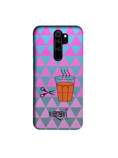 

macmerise Pink & Teal Blue Masaba Cutting Chai Sublime Xiaomi Redmi Note 8 Pro Back Case