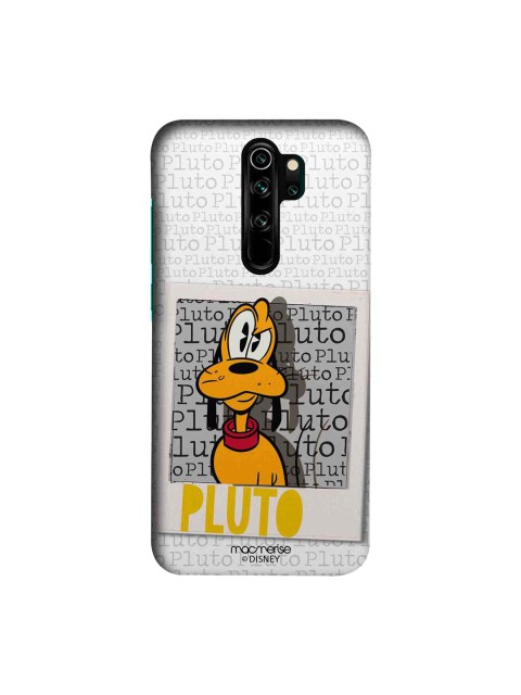 

macmerise Grey & Yellow Disney Hello Mr Pluto Sublime Xiaomi Redmi Note 8 Pro Back Case