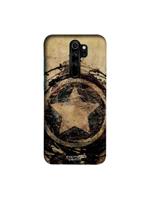 

macmerise Black & Brown Marvel Comics Symbolic Captain Shield Sublime Xiaomi Redmi Note 8 Pro Back Case