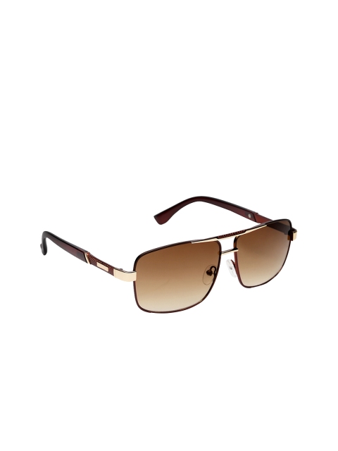 

Get Glamr Unisex Rectangle Sunglasses, Brown