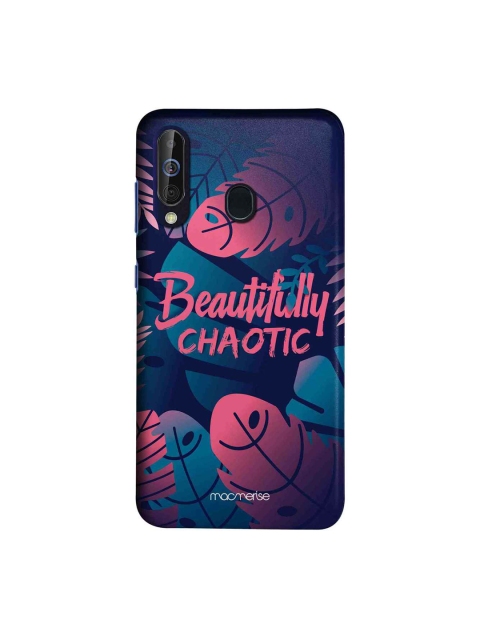 

macmerise Teal Blue & Pink Beautifully Chaotic Sublime Samsung M40 Back Cover