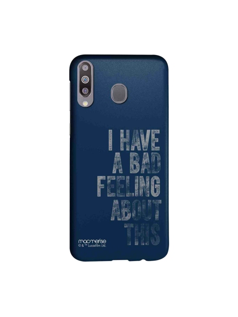

macmerise Blue & Grey Bad Feeling Samsung Galaxy M30 Back Case