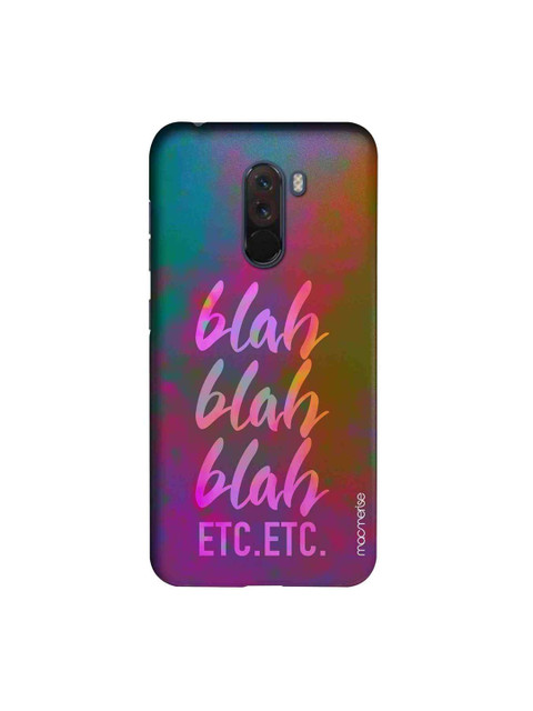 

macmerise Magenta & Green Blah Blah Sublime Xiaomi Poco F1 Back Case