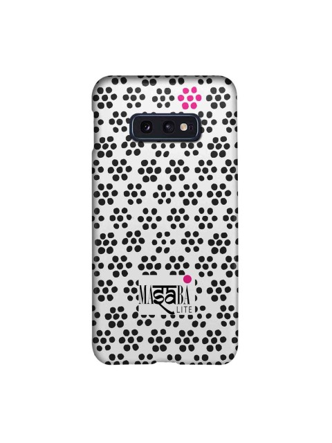 

macmerise Black & White Masaba Boondi Print Sublime Samsung Galaxy S10E Back Case