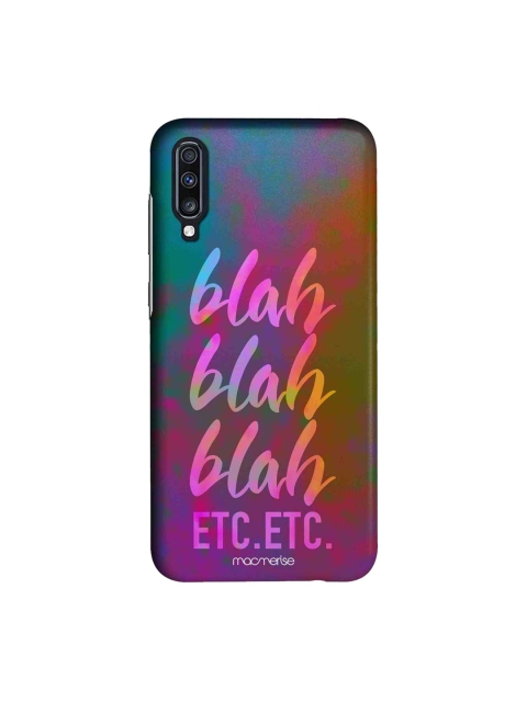 

macmerise Pink & Green Blah Blah Sublime Samsung A70 Back Cover